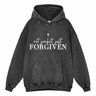 Vintage Washed Not Perfect Just Forgiven Hoodie
