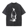Vintage Washed Penguin Drinking Beer T-shirt