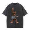 Vintage Washed Rock Ape Print T-shirt