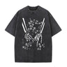 Vintage Washed Skeleton Hands Holding Each Other T-shirt