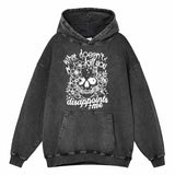 Vintage Washed Sugar skull Hoodie Sweatshirt T-shirt