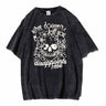 Vintage Washed Sugar skull Hoodie Sweatshirt T-shirt