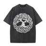 Vintage Washed Tree of Life Print T-shirt