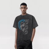 Vintage Washed Viking Berserker Bear Runes T-shirt