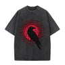 Vintage Washed Viking Raven Runes Knot T-shirt
