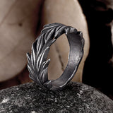 Vintage Wheat Ear Stainless Steel Ring