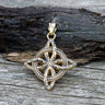 Vintage Witch’s Knot Stainless Steel Pendant
