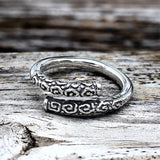 Vintage Wukong Jin Gu Bang Stainless Steel Ring