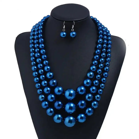 Stylish High-Quality Pearl Multi-Layer Evening Necklaces - Lootquake