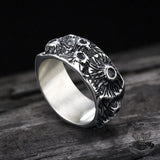 Volcanic Pit Stainless Steel Ring