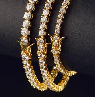 18K Gold Plated Zircon Tennis Bracelet