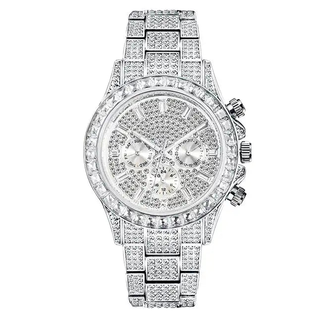 Diamond Calendar Watches - Lootquake