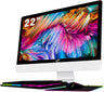STGSivir All in One Desktop Computer 22" FHD Display Intel Core i3-8100T 3.1GHz 16G DDR4 512G SSD WiFi 5 Bluetooth RGB Keyboard & Mouse & Mouse Pad Webcam Windows 11 Home - Lootquake