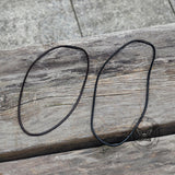 Waterproof Braided Leather Chain Necklace