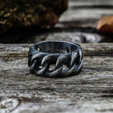 Weave Pattern Stainless Steel Ring