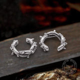 Winding Thorns Stainless Steel Ear Cuffs
