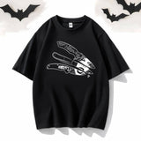 Woman Inside The Knife Short Sleeve T-shirt