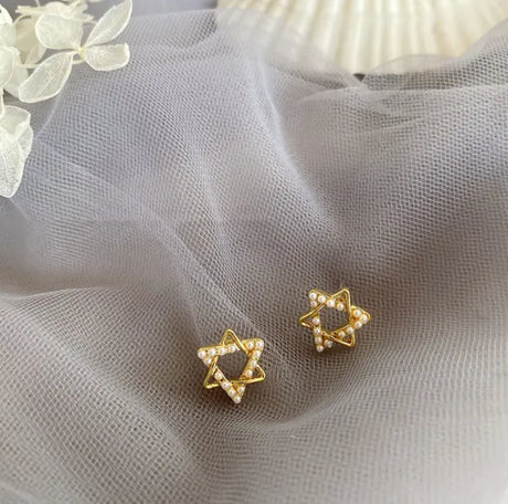 French retro pearl earrings female earrings - Lootquake