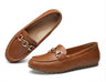 VERDASCO Womens Wide Loafers Shoes Cute Flats Shoes Moccasin Penny Loafers Slip On Work Shoes Casual Shoes Ladies Comfort Walking Shoes Leather Camel 7.5W - Lootquake