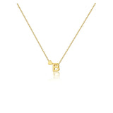 CAROVO Initial Necklaces for Women Dainty 14K Gold Plated Letter B Initial Pendant Necklace Simple Gold Initial Necklaces Jewelry Gifts for Women Valentines Gifts - Lootquake