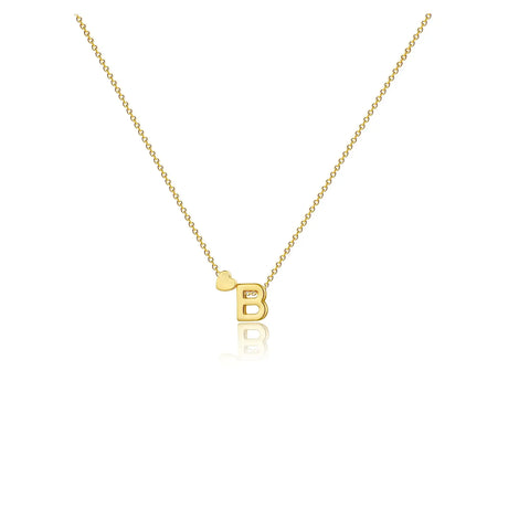CAROVO Initial Necklaces for Women Dainty 14K Gold Plated Letter B Initial Pendant Necklace Simple Gold Initial Necklaces Jewelry Gifts for Women Valentines Gifts - Lootquake