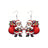 Christmas Earrings for Women Christmas Snowman Earrings Purple Santa Earrings Purple Earrings for Women Trendy Snowman Earrings Xmas Earrings Holiday Earrings Christmas Jewelry Gift for Women - Lootquake
