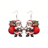 Christmas Earrings for Women Christmas Snowman Earrings Purple Santa Earrings Purple Earrings for Women Trendy Snowman Earrings Xmas Earrings Holiday Earrings Christmas Jewelry Gift for Women - Lootquake