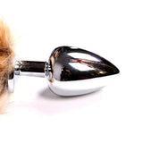 Fox Tail Anal Plug - Metal Pleasure Toy - Lootquake