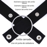 Dispositivo de castidad para hombres con correa de sujeción de tres vías