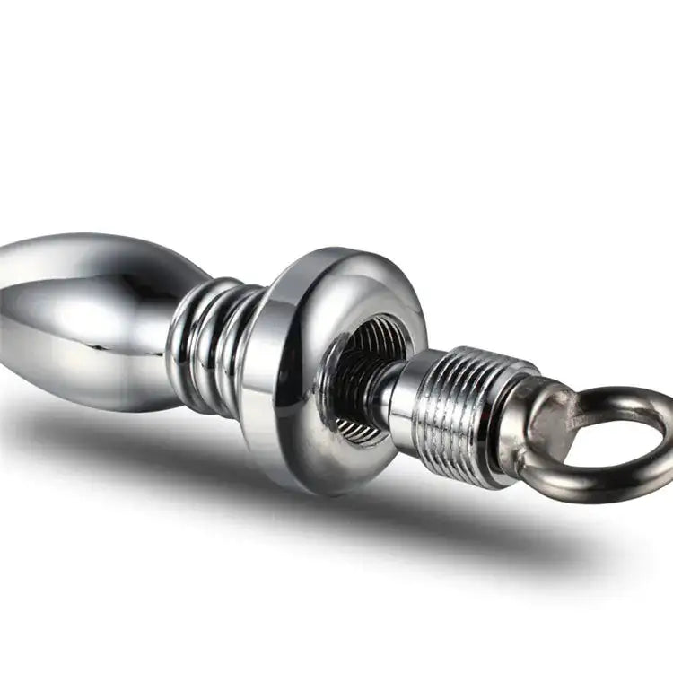 7-Function Removable Stainless Steel Anal Plug - Lootquake
