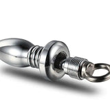 7-Function Removable Stainless Steel Anal Plug - Lootquake