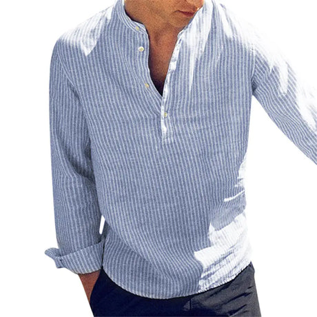 Men's Fashionable Slim Fit Casual Cotton Shirts - Lootquake