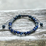 You Are Loved Tiger Eye Morse Code Bracelet