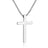 Ursteel Cross Necklaces for Men Gold Plated Cross Necklaces Stainless Steel Mens Cross Necklace 22 Inch Necklace for Men Gifts - Lootquake