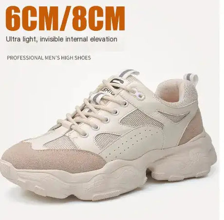 Dad Shoes, Mesh Sports Shoes, Height Increasing Sneakers - Lootquake