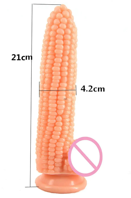 Corn-Style Realistic Masturbator and Anal Plug - Lootquake