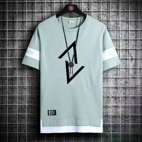 2024 Men's Korean Fashion Summer Short Sleeve T-Shirts - Lootquake