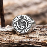 Zodiac Signs Symbol Stainless Steel Ring