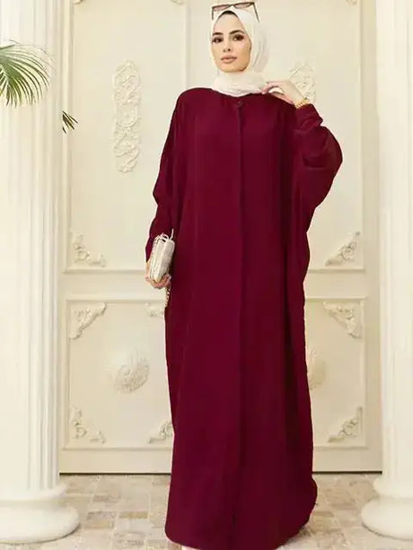Fashion Single Breasted Muslim Dresses - Lootquake